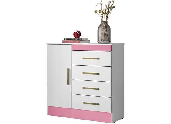 Cômoda 4 Gavetas 1 Porta Demobile Montevideu