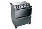 Fogão 5 bocas Brastemp Inox Duplo Forno - Acendimento Automático BFD5 NCRRNA