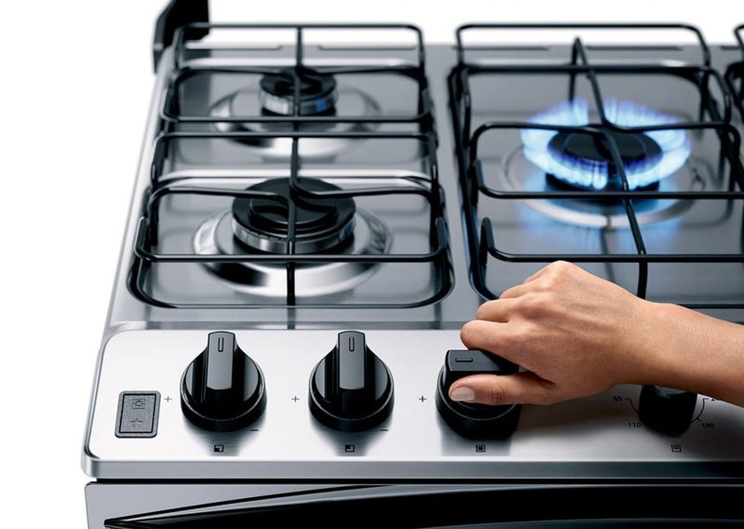 Fogão 5 bocas Brastemp Inox Duplo Forno - Acendimento Automático BFD5 NCRRNA