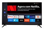 Smart TV 50” 4K DLED Vizzion LE50UHD20 - IPS Wi-Fi 3 HDMI 2 USB