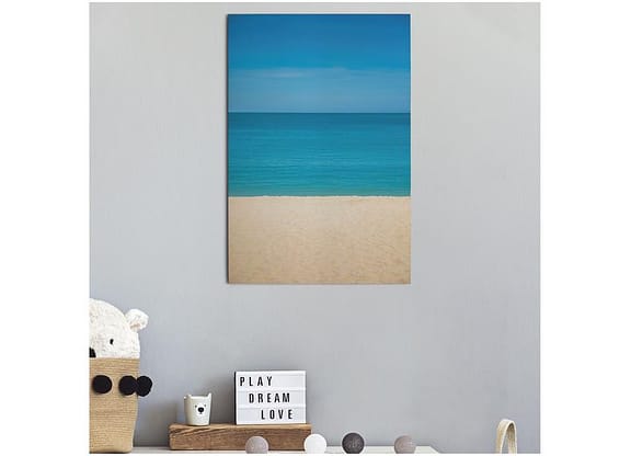 Placa Decorativa MDF Praia 30x44cm - Design Up Living