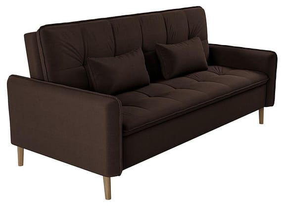 Sofá-cama Casal 3 Lugares Reclinável Veludo - Matrix Donna