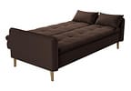 Sofá-cama Casal 3 Lugares Reclinável Veludo - Matrix Donna