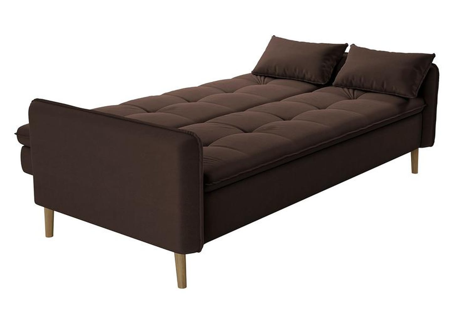 Sofá-cama Casal 3 Lugares Reclinável Veludo - Matrix Donna