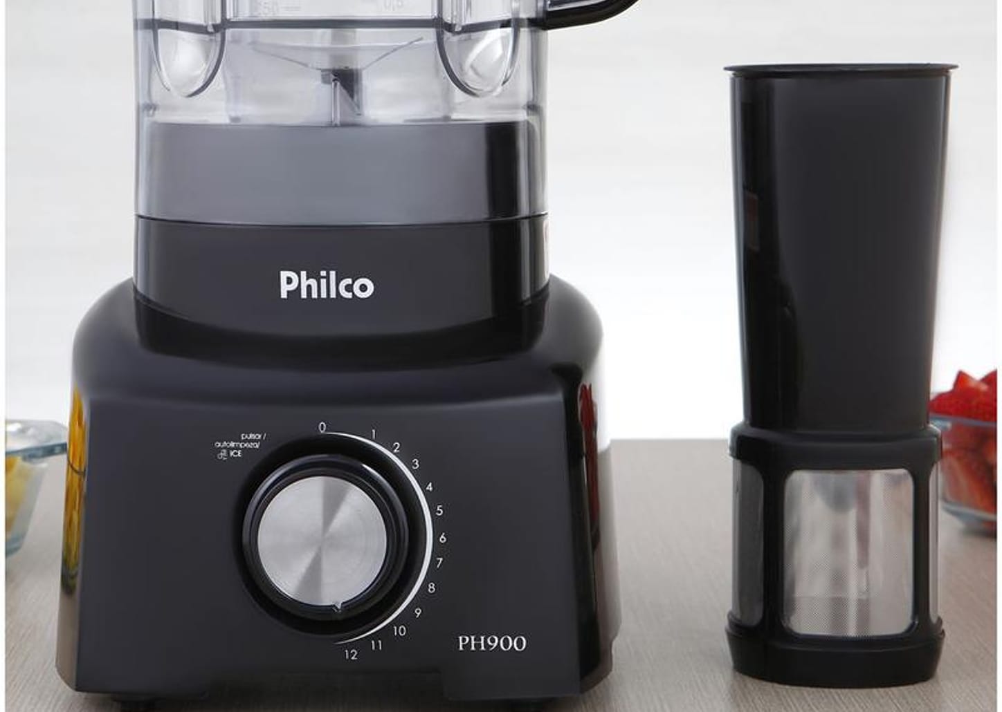 Liquidificador Philco PH900 Preto com Filtro 12 Velocidades 1200W