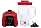 Liquidificador Arno Power Mix Limpa Fácil Vermelho com Lâminas Removíveis LQ30