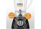 Liquidificador Mondial Easy Power L-550 Preto 2 Velocidades 550W