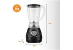 Liquidificador Mondial Easy Power L-550 Preto 2 Velocidades 550W