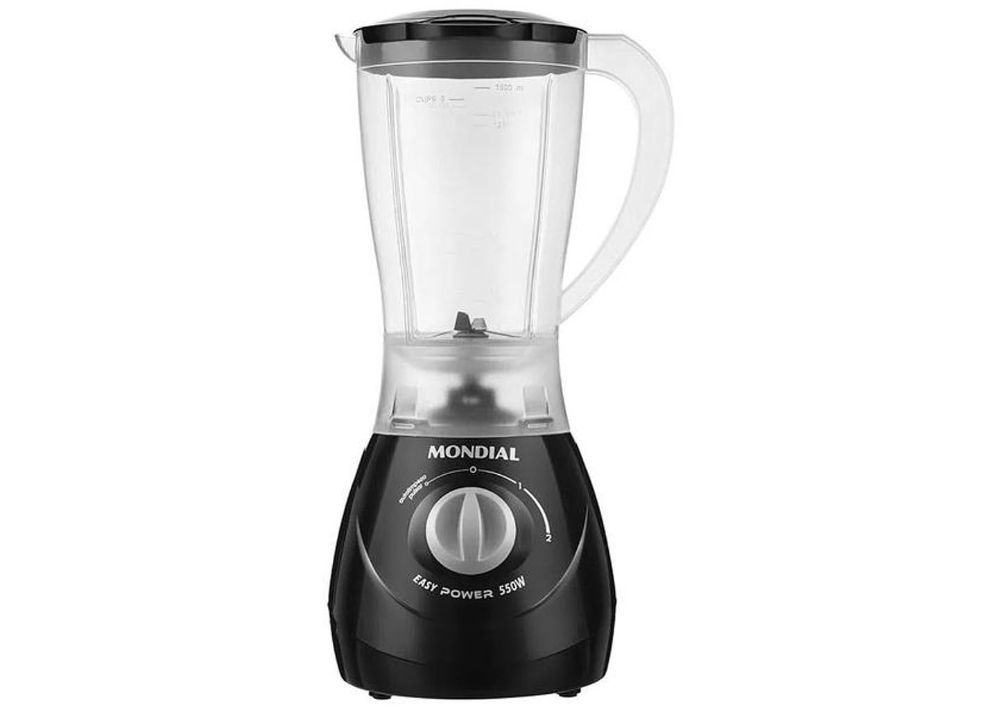 Liquidificador Mondial Easy Power L-550 Preto 2 Velocidades 550W