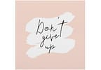 Placa Decorativa MDF Dont Give Up 29x29cm - Design Up Living