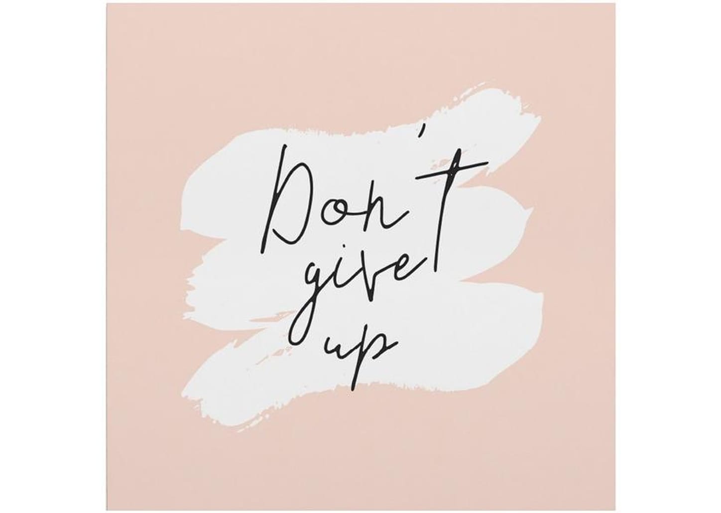 Placa Decorativa MDF Dont Give Up 29x29cm - Design Up Living