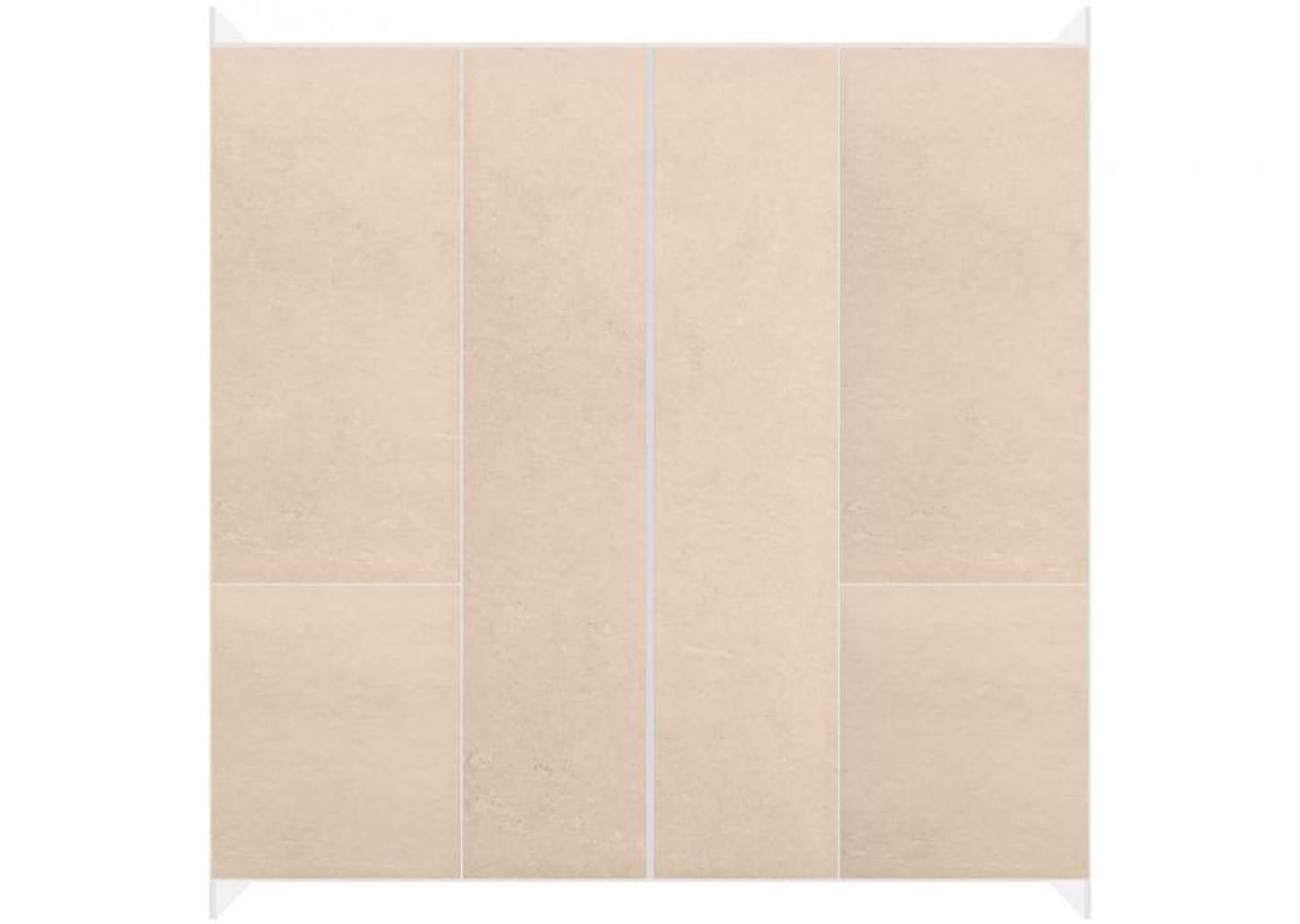 Guarda-roupa Casal com Espelho 4 Portas 6 Gavetas Araplac Atraente Sofia