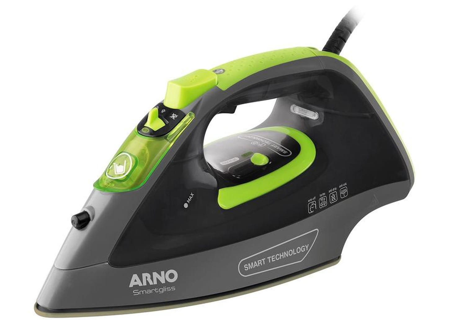 Ferro a Vapor Arno Smartgliss Inteligente com Desligamento Automático FSC1