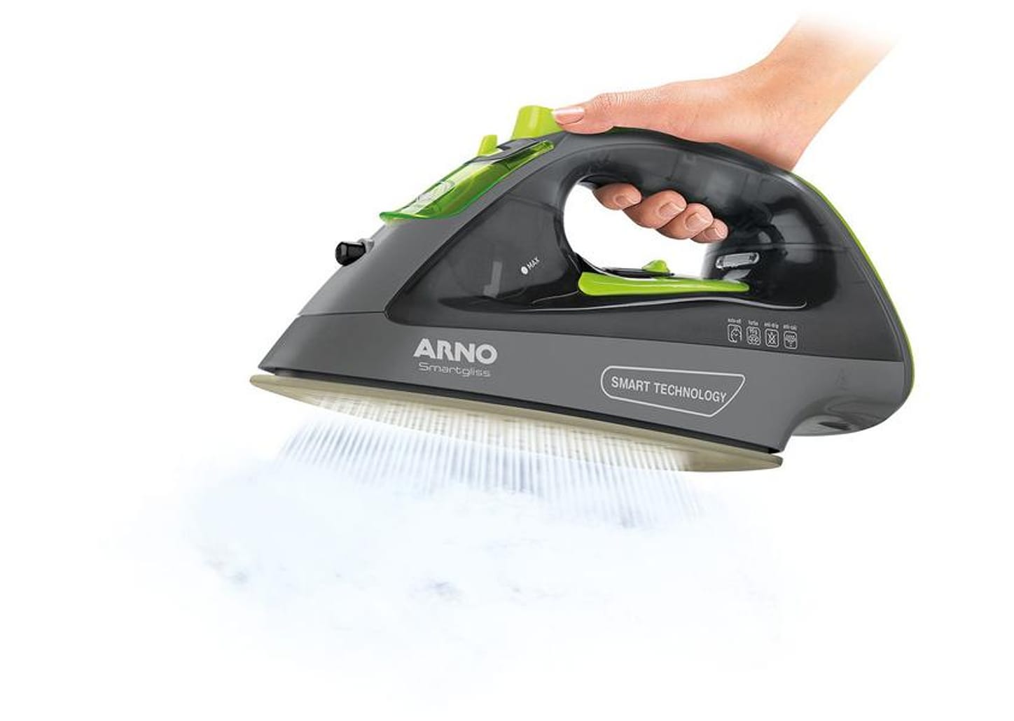 Ferro a Vapor Arno Smartgliss Inteligente com Desligamento Automático FSC1