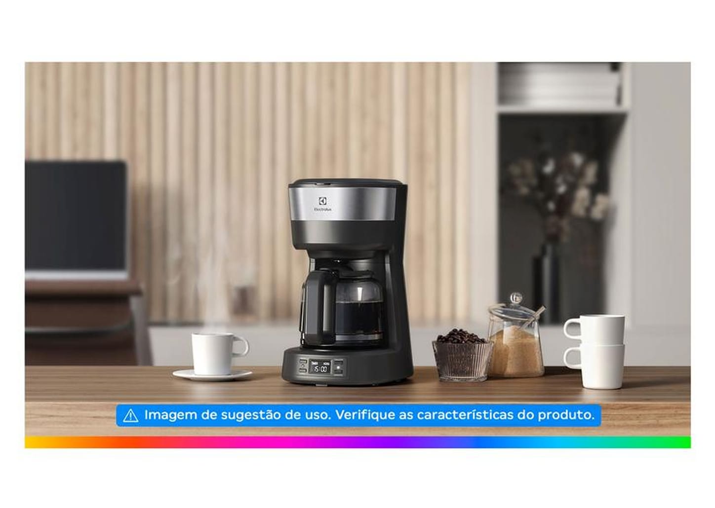 Cafeteira Elétrica Electrolux Experience ECM25 30 Cafés Granite Gray