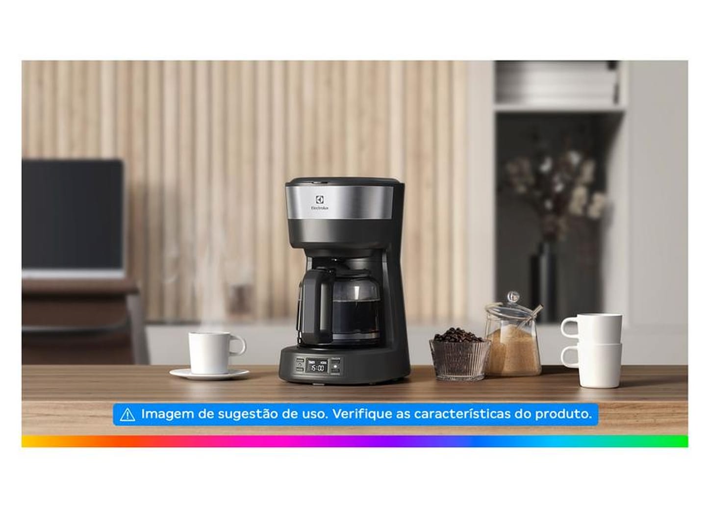 Cafeteira Elétrica Electrolux Experience ECM25 30 Cafés Granite Gray