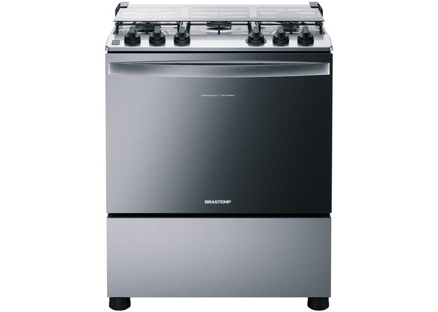 Fogão Brastemp 5 Bocas Inox com Botôes Removíveis - BFS5NCR Bivolt