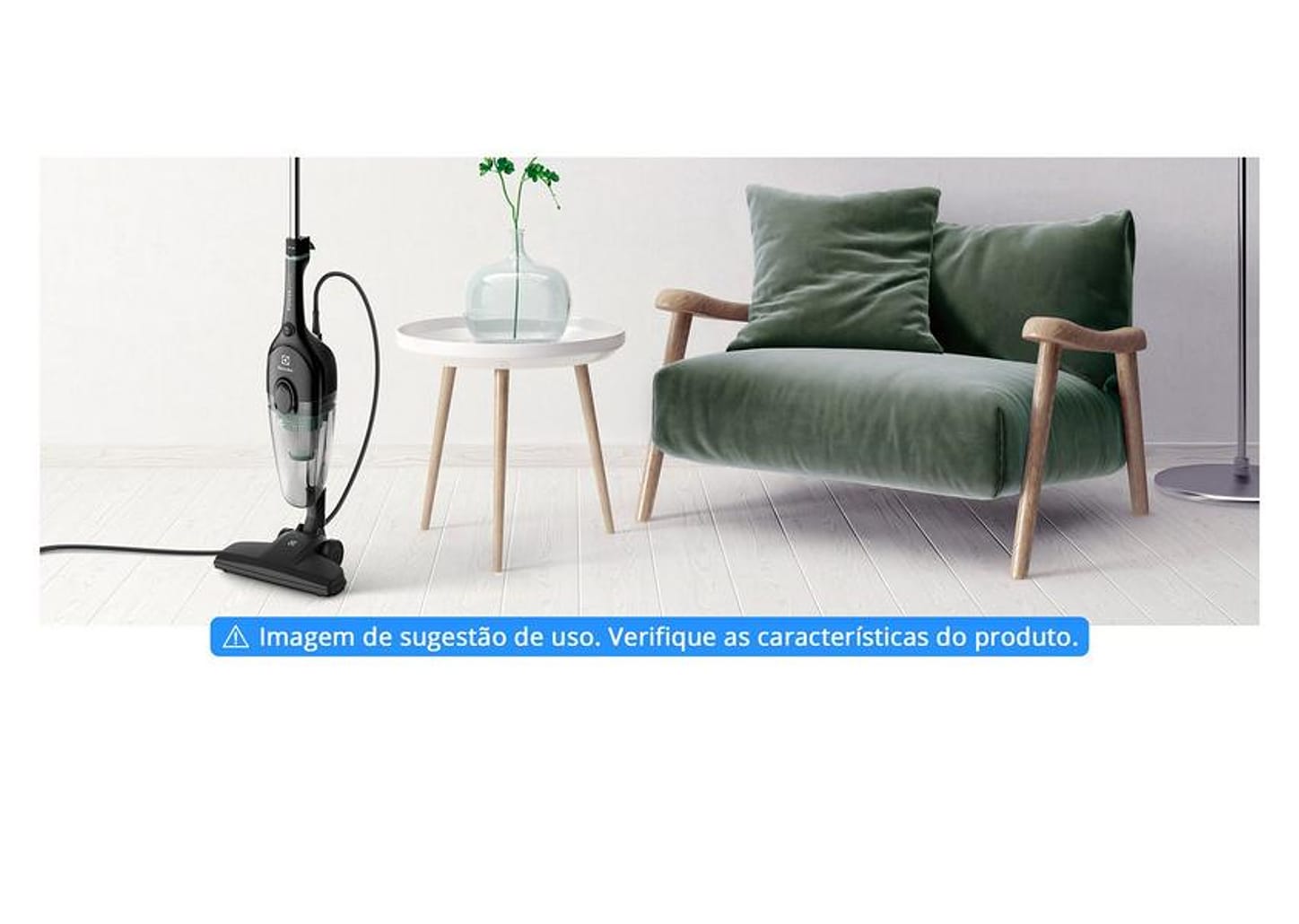 Aspirador de Pó Portátil e Vertical Electrolux 1000W Power Speed STK12 Preto