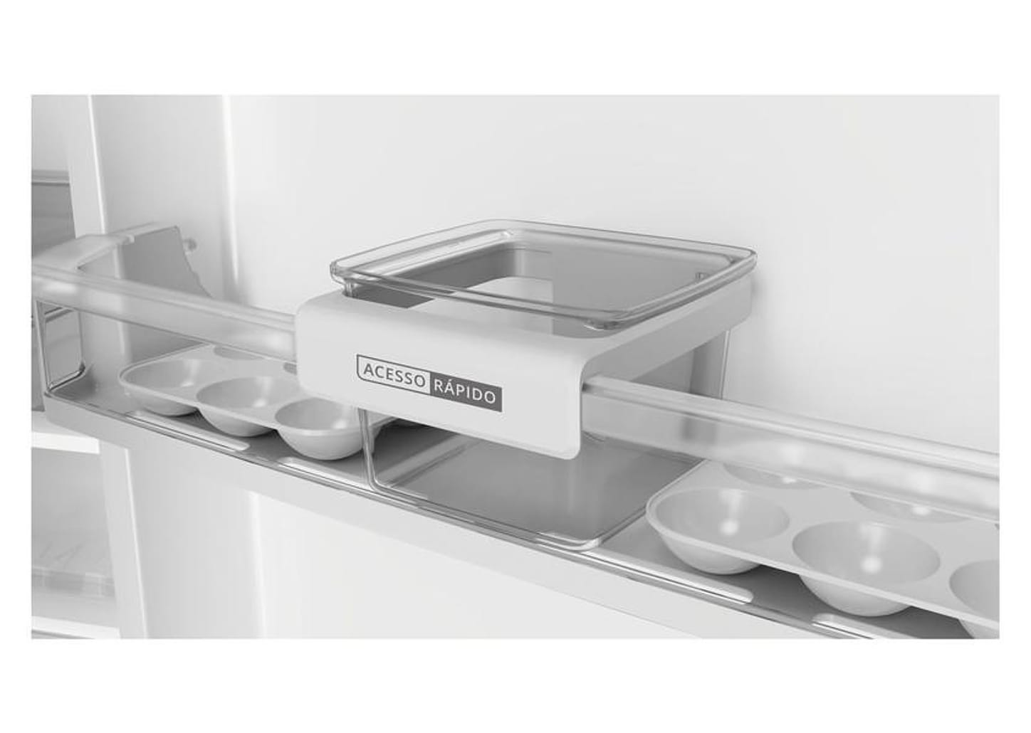 Geladeira Brastemp Frost Free Duplex 375L Inox - Compartimento Extrafrio Fresh Zone BRM44HK 110V