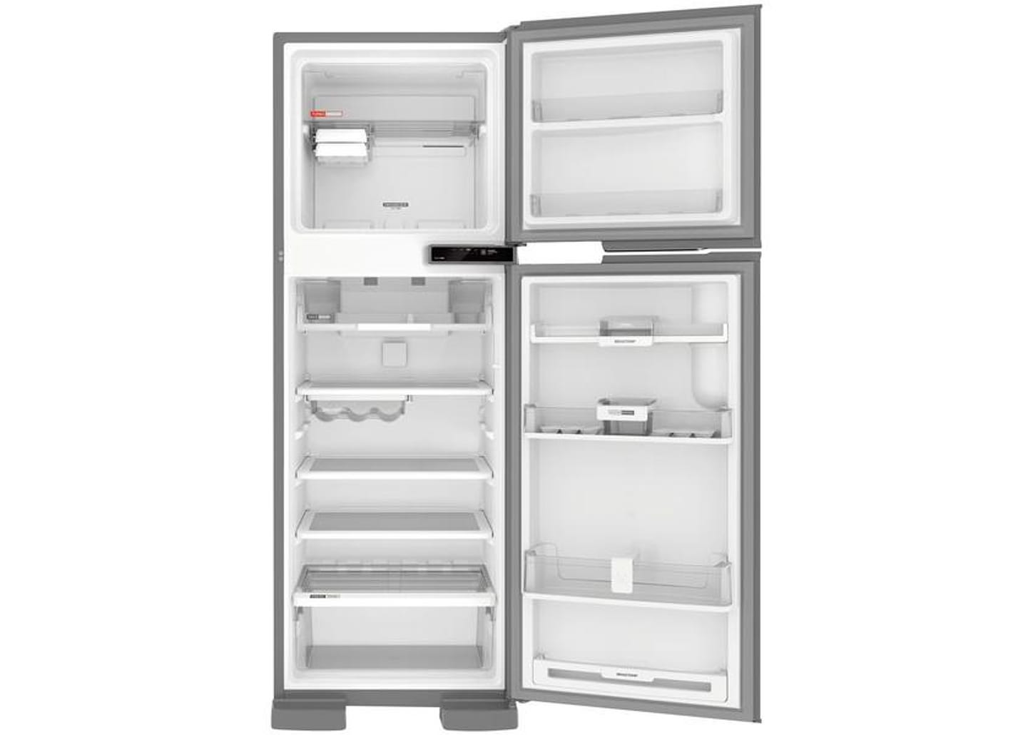 Geladeira Brastemp Frost Free Duplex 375L Inox - Compartimento Extrafrio Fresh Zone BRM44HK 110V