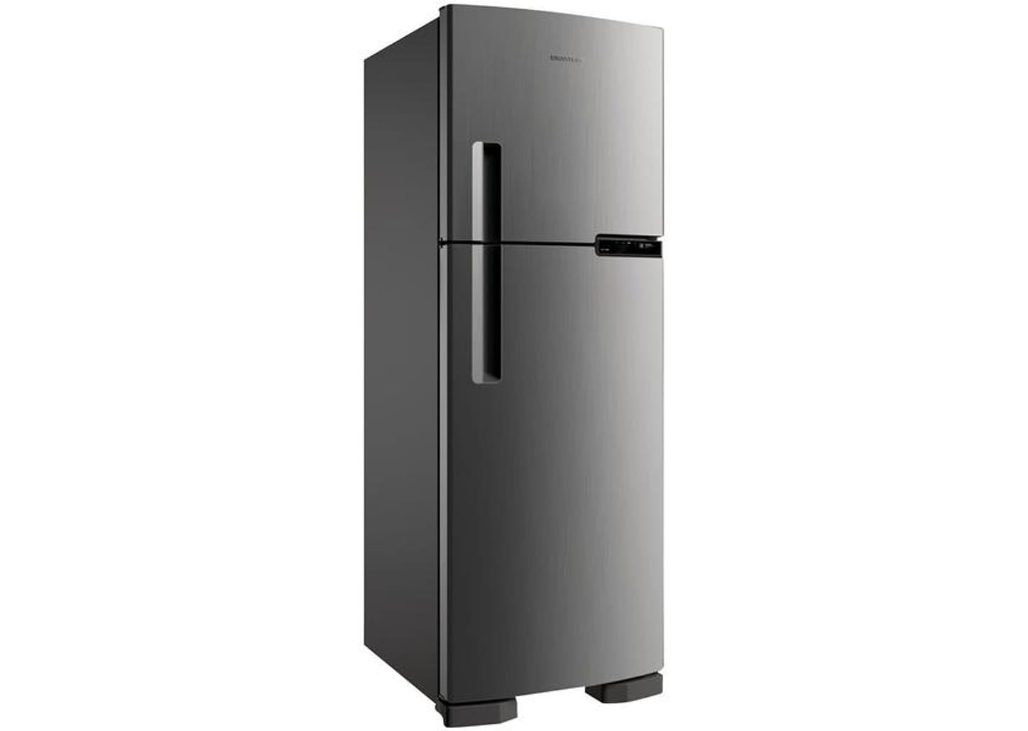 Geladeira Brastemp Frost Free Duplex 375L Inox - Compartimento Extrafrio Fresh Zone BRM44HK 110V