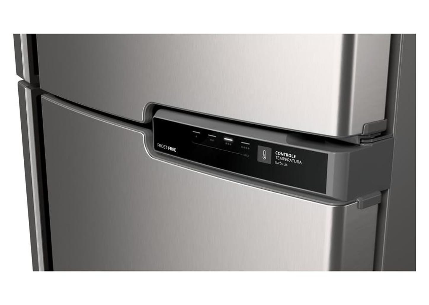 Geladeira Brastemp Frost Free Duplex 375L Inox - Compartimento Extrafrio Fresh Zone BRM44HK 110V