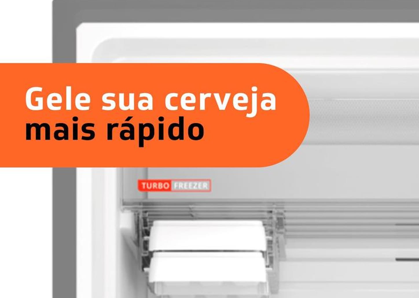 Geladeira Brastemp Frost Free Duplex 375L Inox - Compartimento Extrafrio Fresh Zone BRM44HK 110V