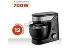 Batedeira Planetária Mondial Preto e Inox 700W - Premium 12 Velocidades