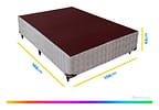 Base Cama Box Casal Ortobom 31x138x188cm Ortotech