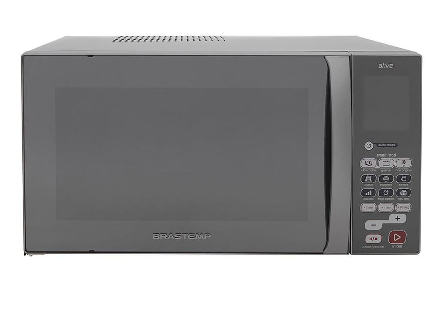 Micro-ondas Brastemp 38L Espelhado com Grill - Ative! BMJ38 ARANA