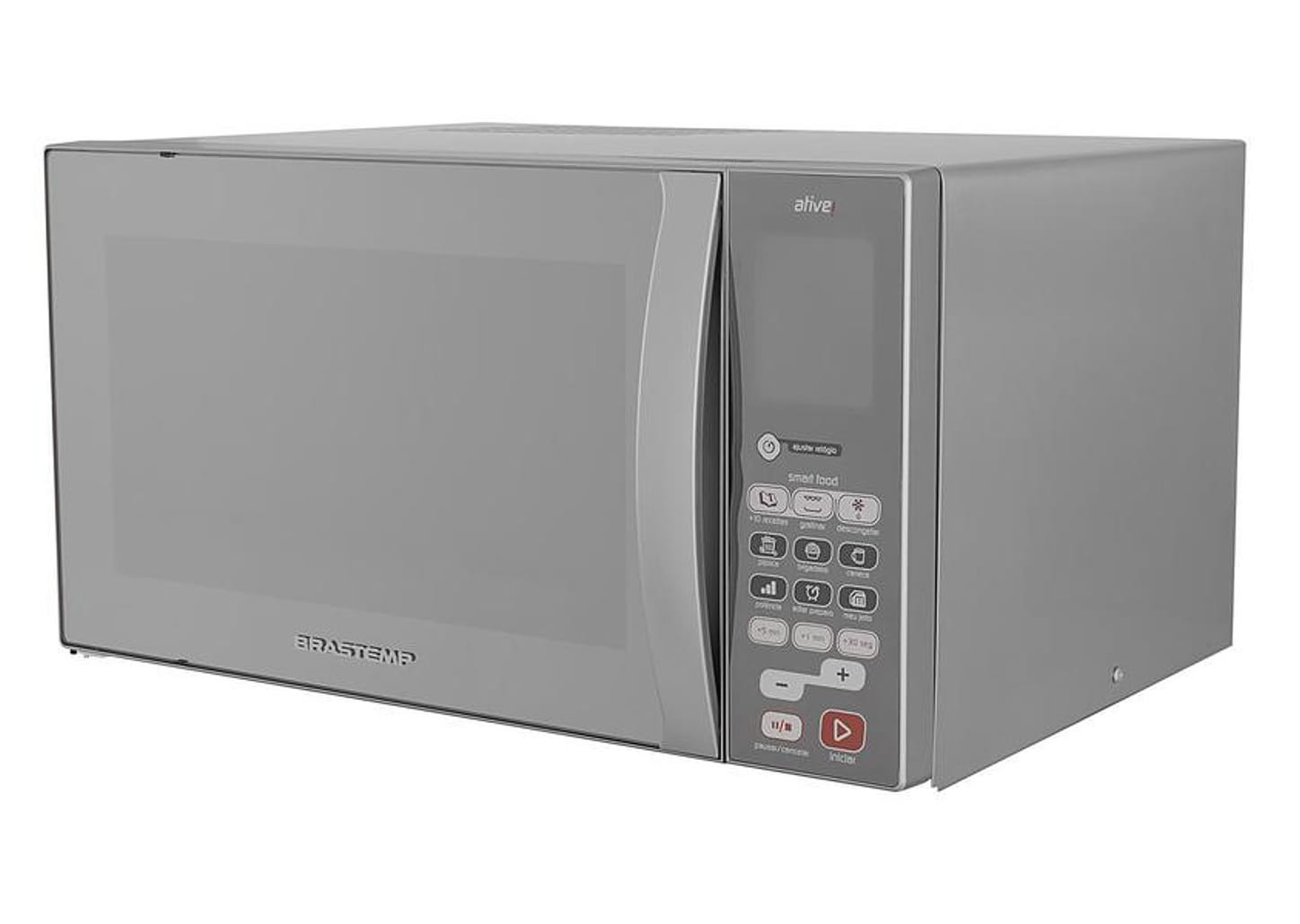 Micro-ondas Brastemp 38L Espelhado com Grill - Ative! BMJ38 ARANA