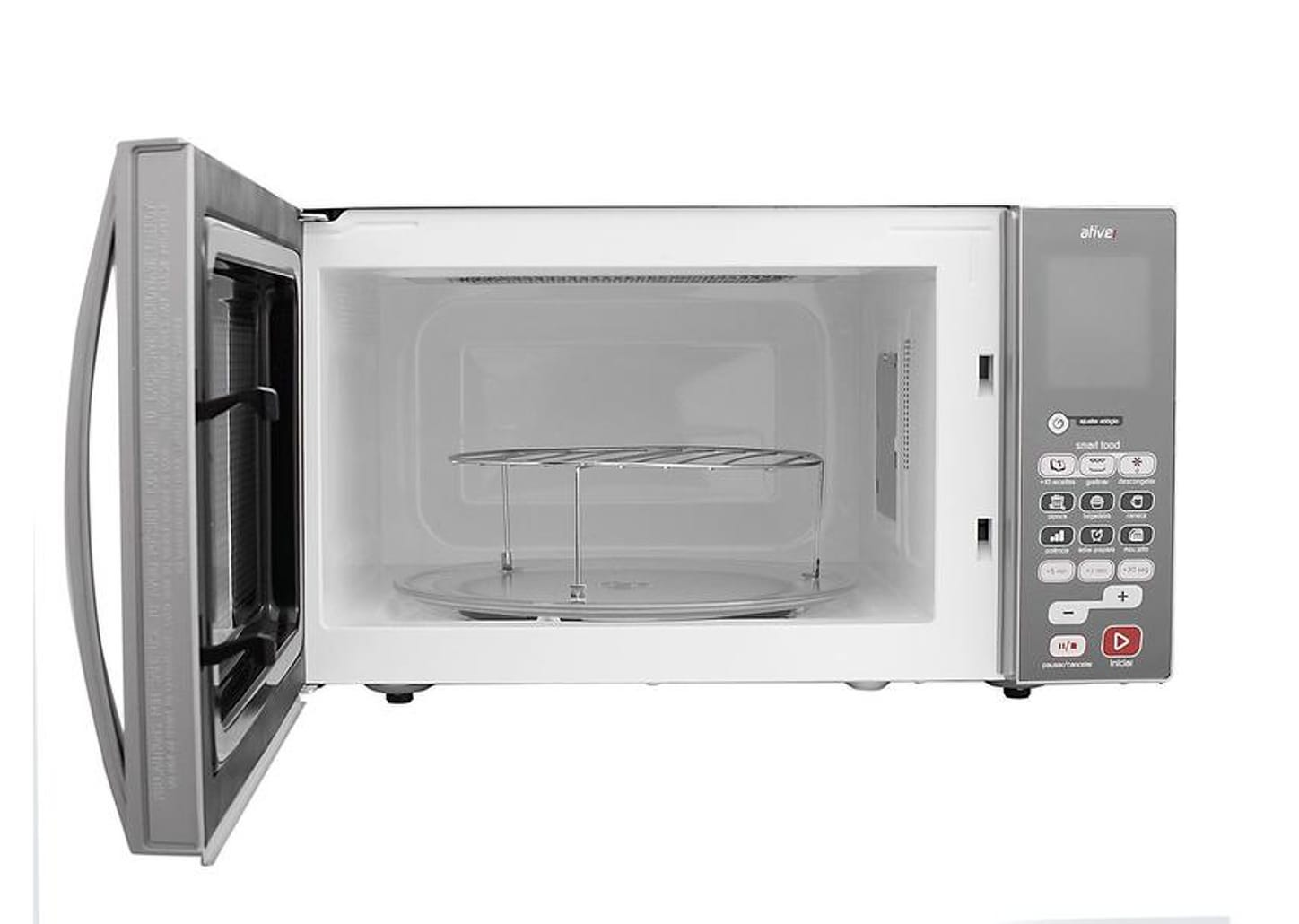 Micro-ondas Brastemp 38L Espelhado com Grill - Ative! BMJ38 ARANA