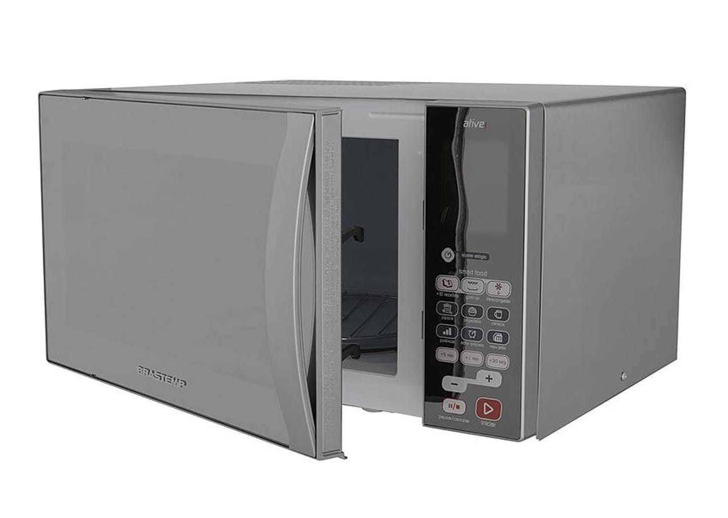 Micro-ondas Brastemp 38L Espelhado com Grill - Ative! BMJ38 ARANA