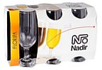 Conjunto de Taças de Vidro para Cerveja 6 Peças 300ml Nadir Floripa 7732