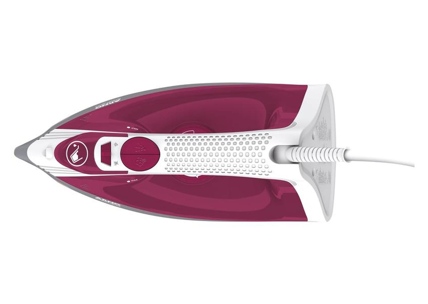 Ferro a Vapor Elétrico Arno Steamgliss - Base Cerâmica Rosa FSGC