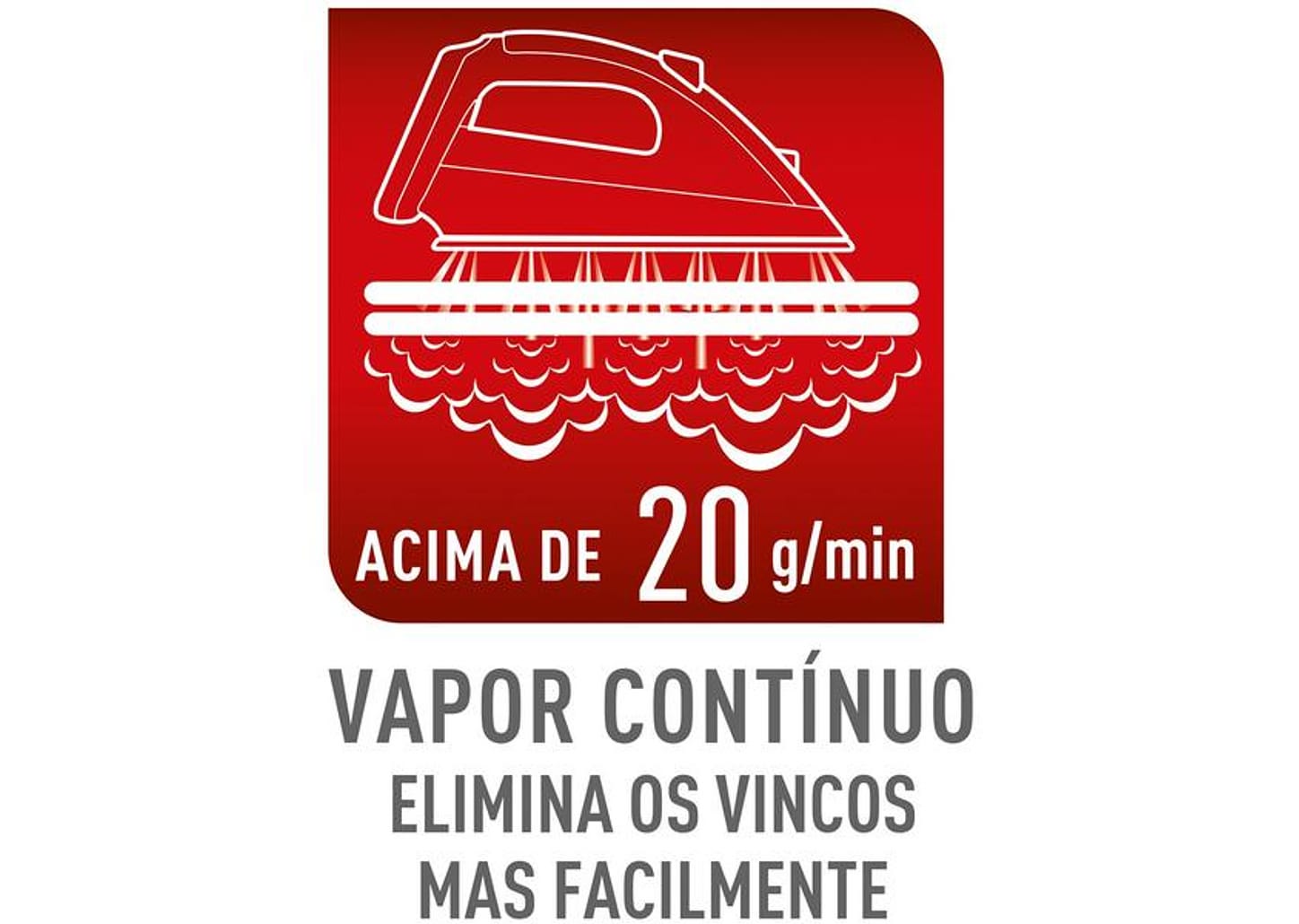 Ferro a Vapor Elétrico Arno Steamgliss - Base Cerâmica Rosa FSGC