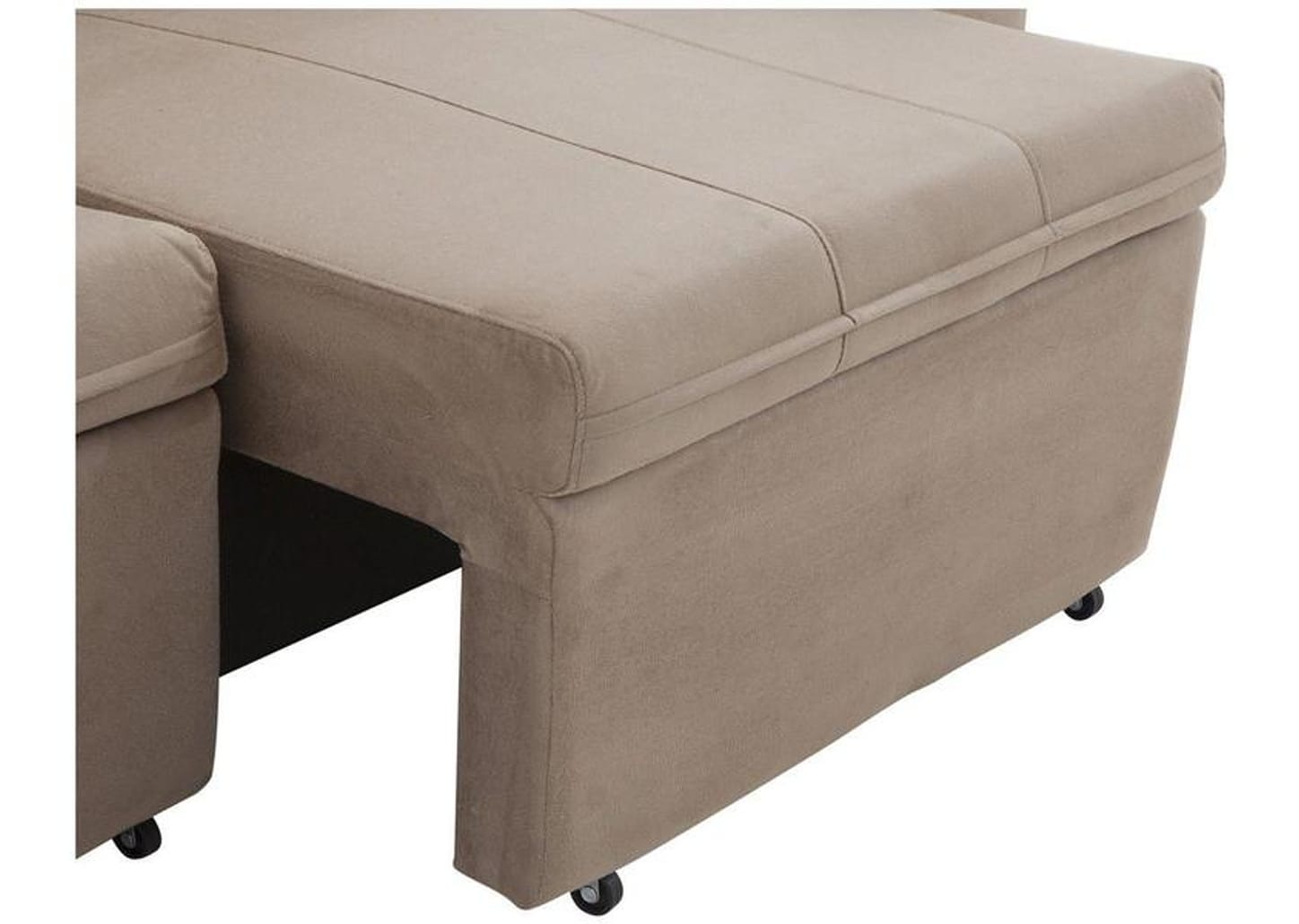 Sofá Retrátil Reclinável 3 Lugares Suede - Bipartido Phormatta Evolution SMP