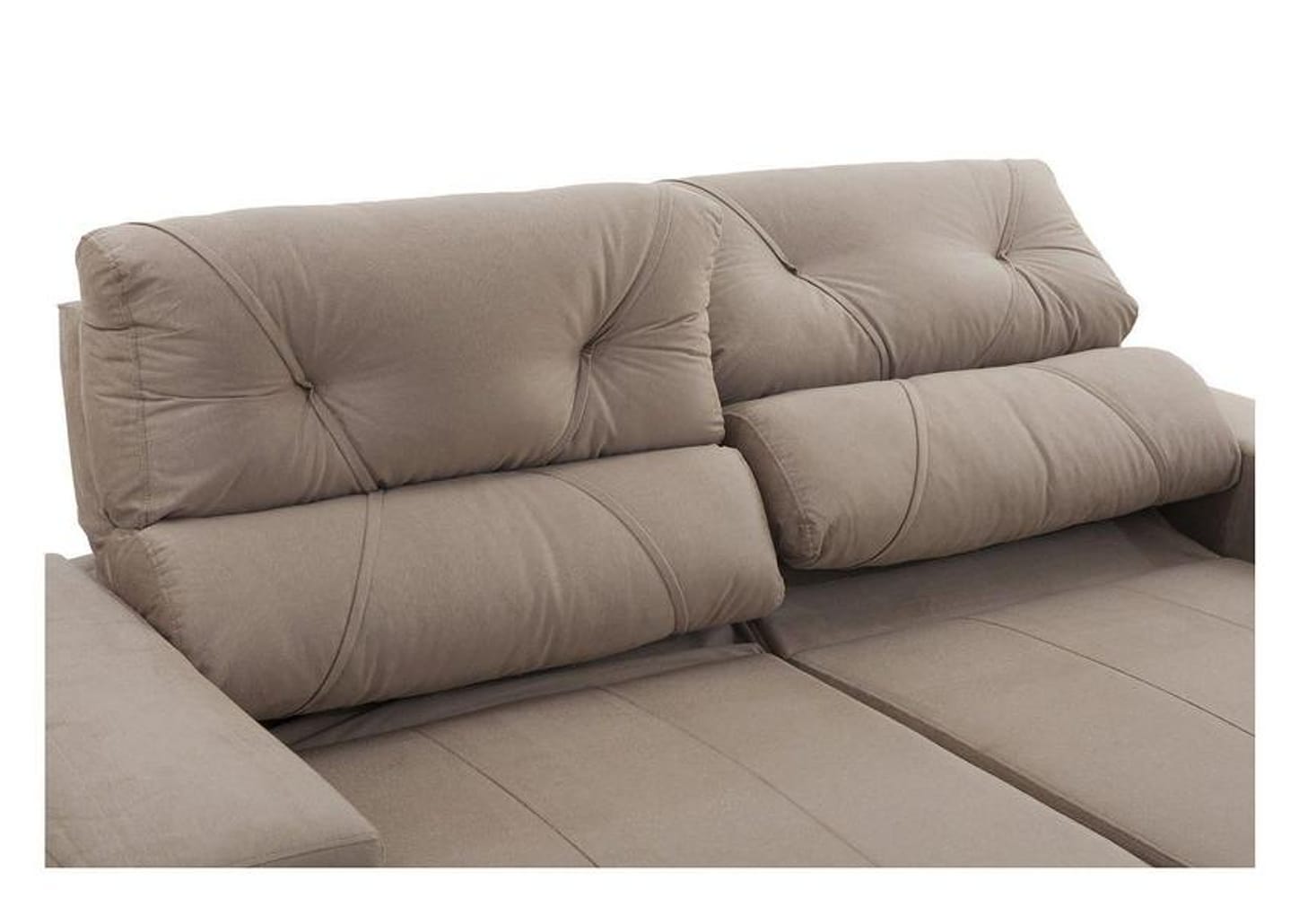 Sofá Retrátil Reclinável 3 Lugares Suede - Bipartido Phormatta Evolution SMP