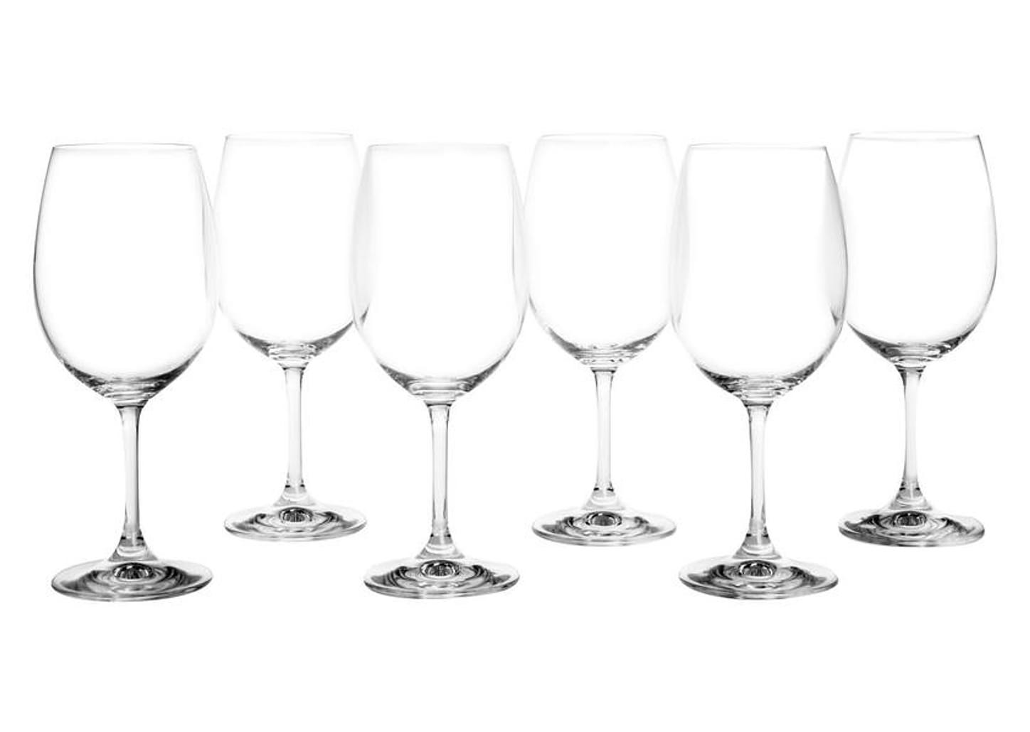 Jogo de Taças para Vinho Cristal 450ml 6 Peças - Haus Sense Bohemia