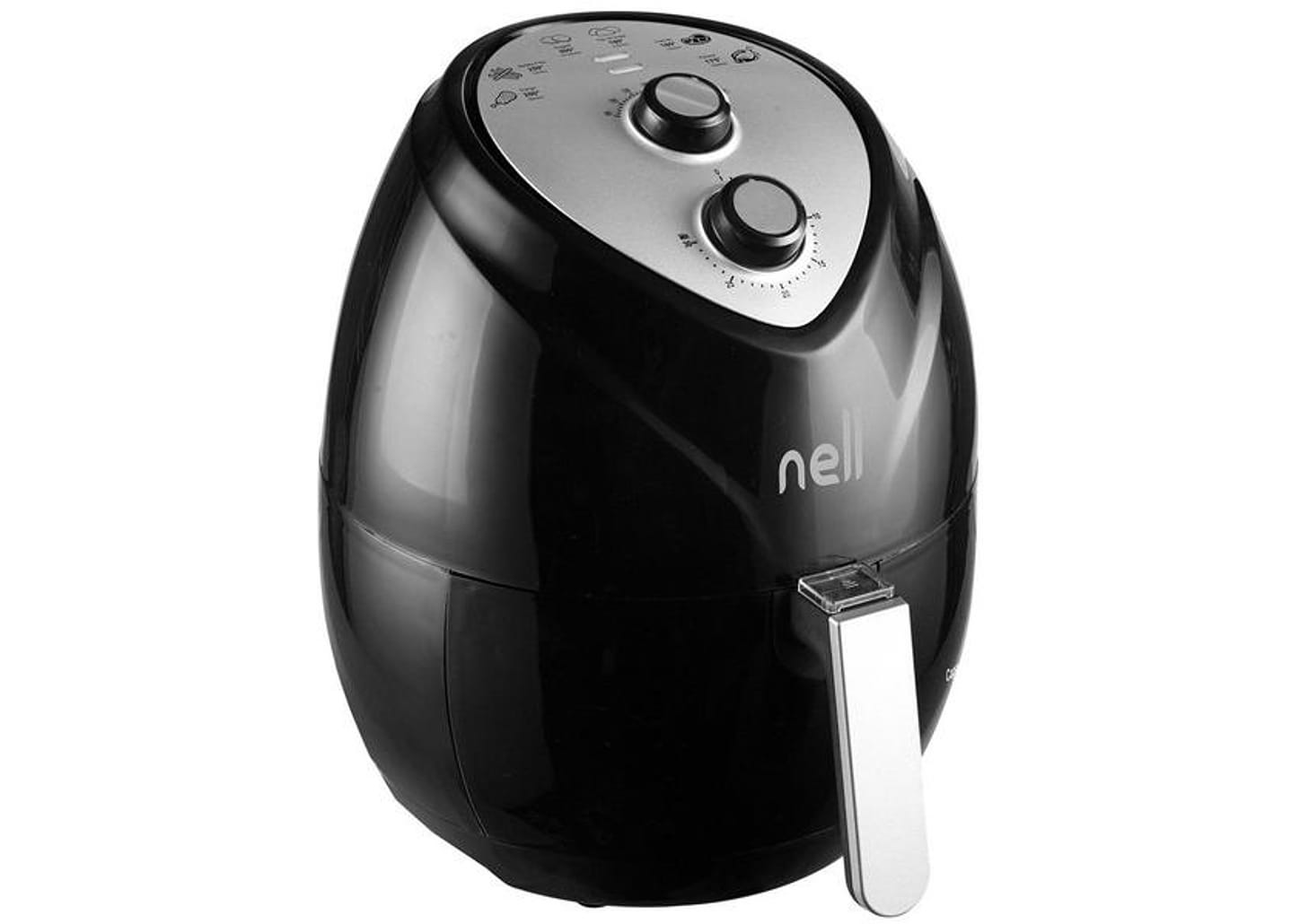 Fritadeira Elétrica sem Óleo/Air Fryer Nell Fit - Preto 3,2L com Timer