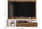 Painel para TV até 55” Caemmun Black 19