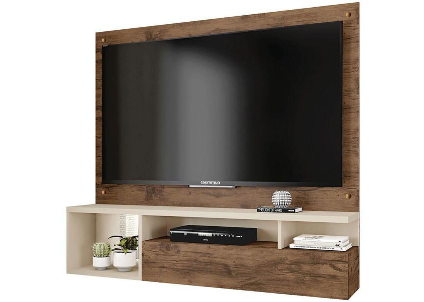 Painel para TV até 55” Caemmun Black 19