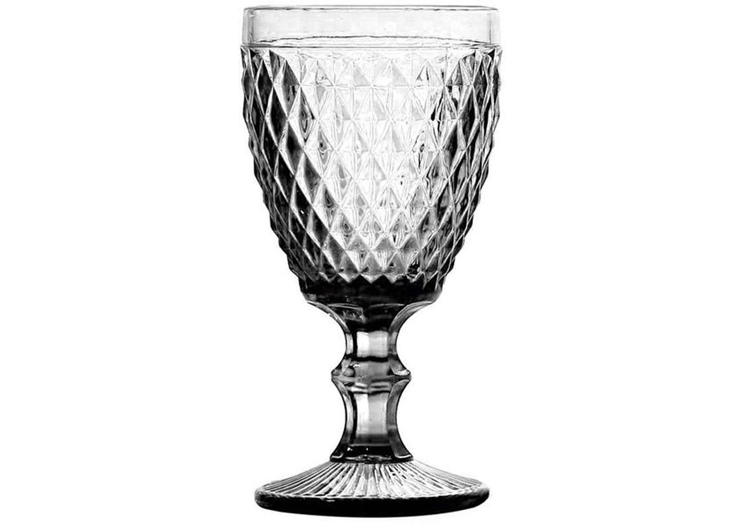 Jogo de Taças de Vidro 330ml 6 Peças Haus - Bico de Jaca Empire