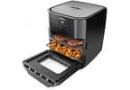 Fritadeira Elétrica sem Óleo/Air Fryer Britânia - Oven BFR2100 Preta 12L com Timer