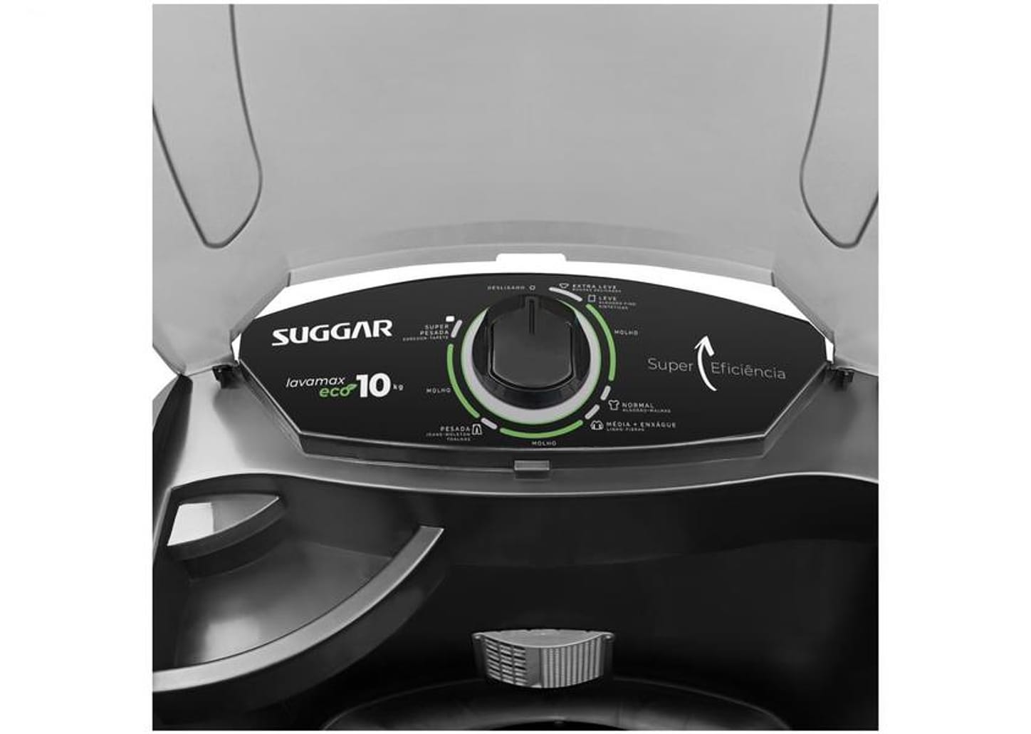 Tanquinho 10Kg Suggar Lavamax Eco - Desligamento Automático Timer Filtro Cata-Fiapos