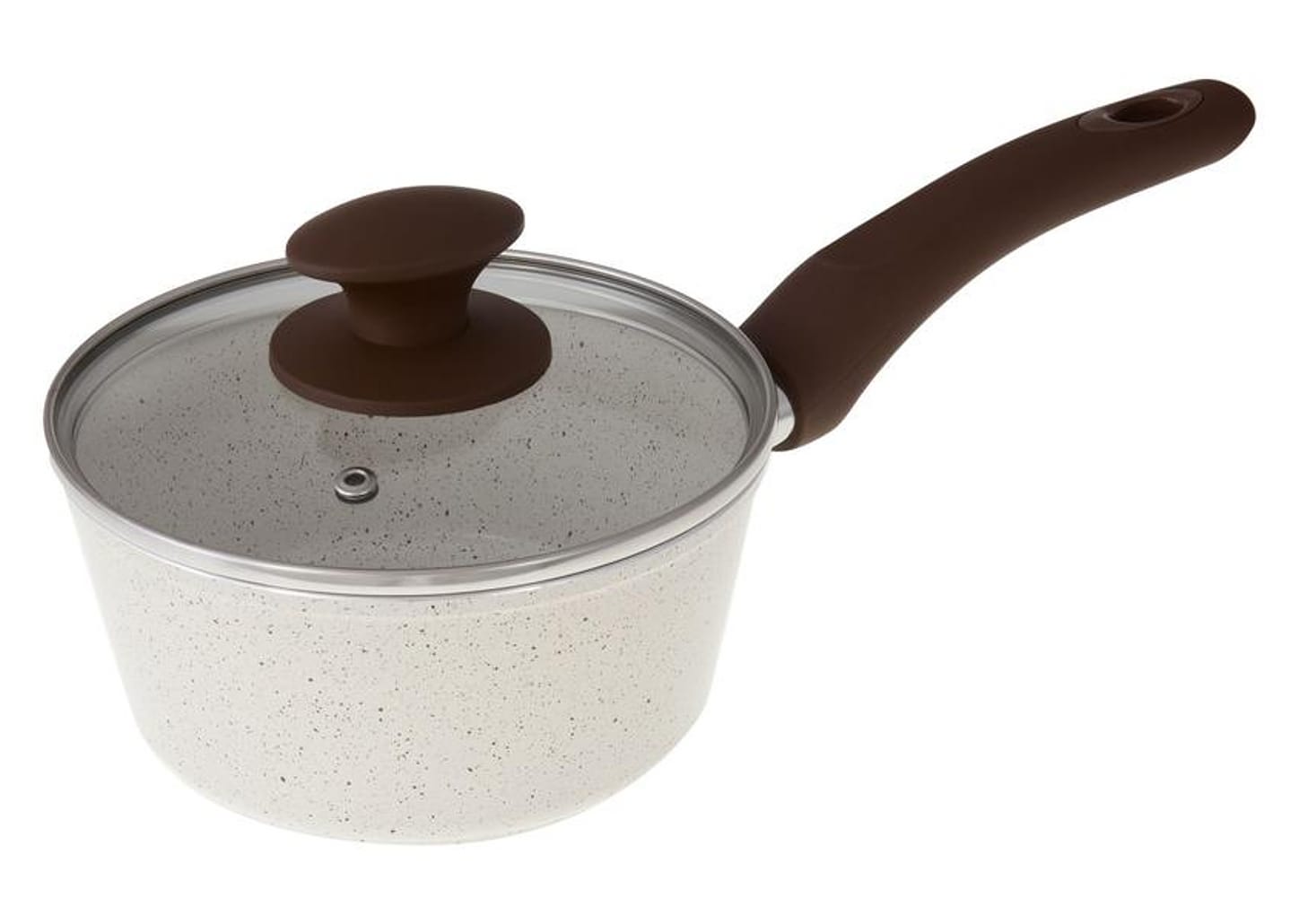 Jogo de Panelas Brinox Revestimento Cerâmico de Alumínio Vanilla 5 Peças Optima