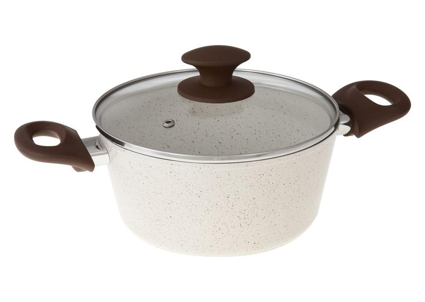 Jogo de Panelas Brinox Revestimento Cerâmico de Alumínio Vanilla 5 Peças Optima