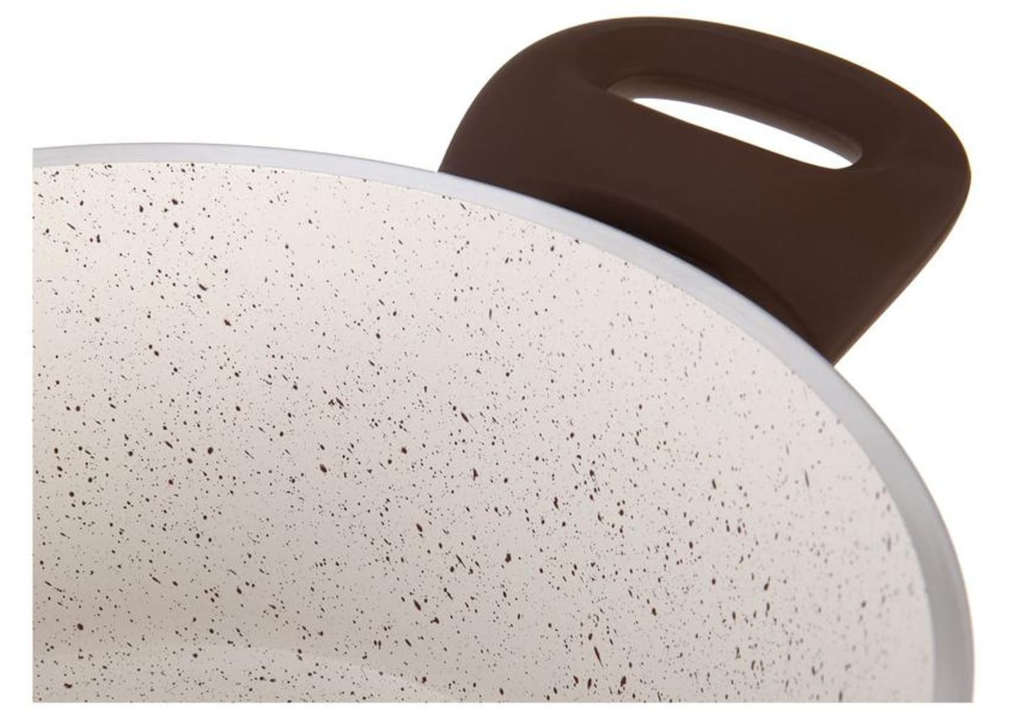 Jogo de Panelas Brinox Revestimento Cerâmico de Alumínio Vanilla 5 Peças Optima