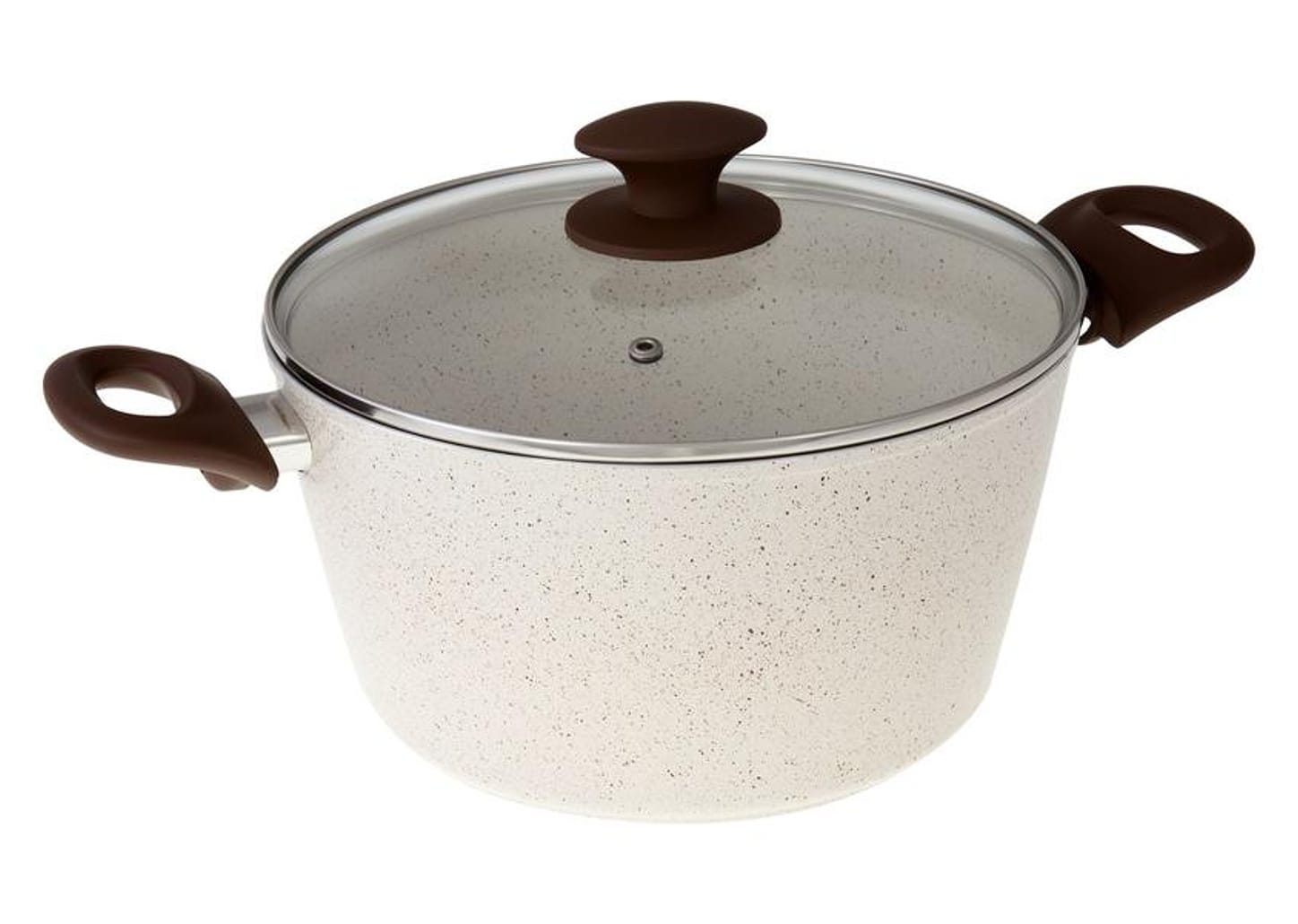 Jogo de Panelas Brinox Revestimento Cerâmico de Alumínio Vanilla 5 Peças Optima