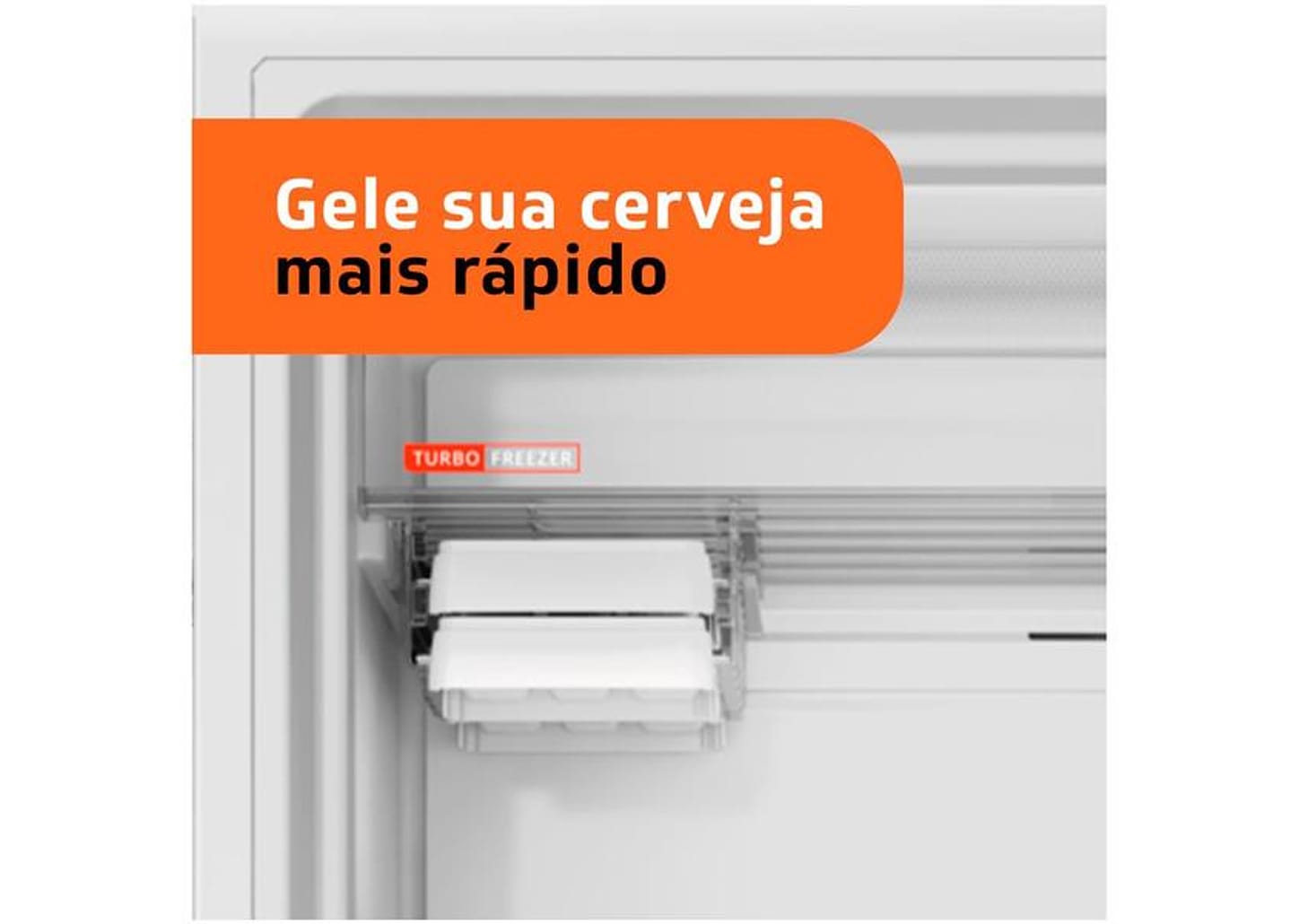 Geladeira Brastemp Frost Free Duplex 375L Branco com Compartimento Extrafrio Fresh Zone BRM44HB